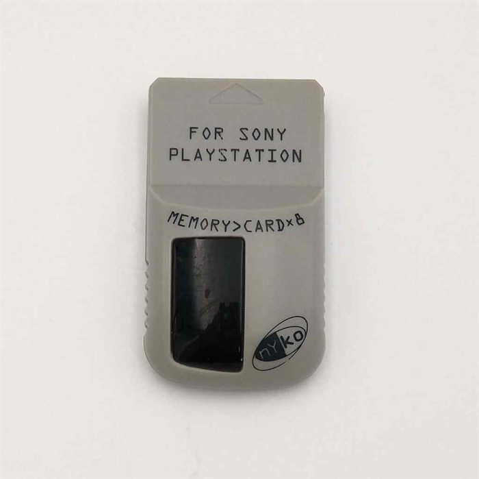 Playstation 1 Tilbehør - Uoriginalt Memory Card - Space - 8 Mega (B Grade) (Genbrug) 